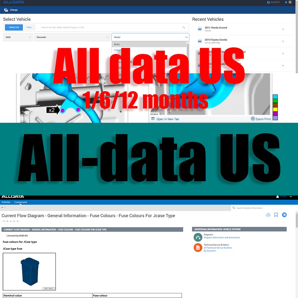 Workshop Tools Diagram - 2026 Alldata US: Полная версия онлайн-версии