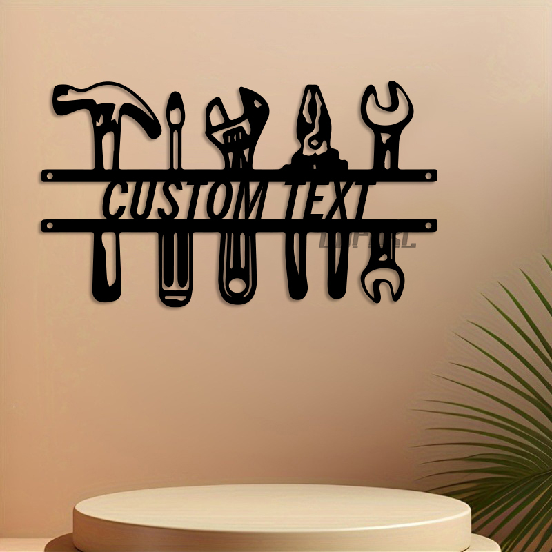 Железный настенный рисунок в и – обзор и цена Workshop Tools With Name