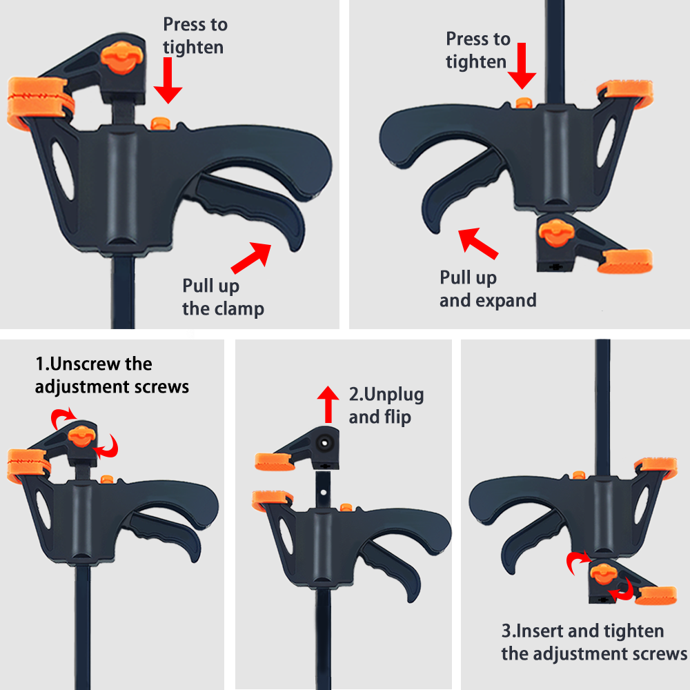 Деревообрабатывающие зажимы 4/ – обзор и цена Clamp Set F Style