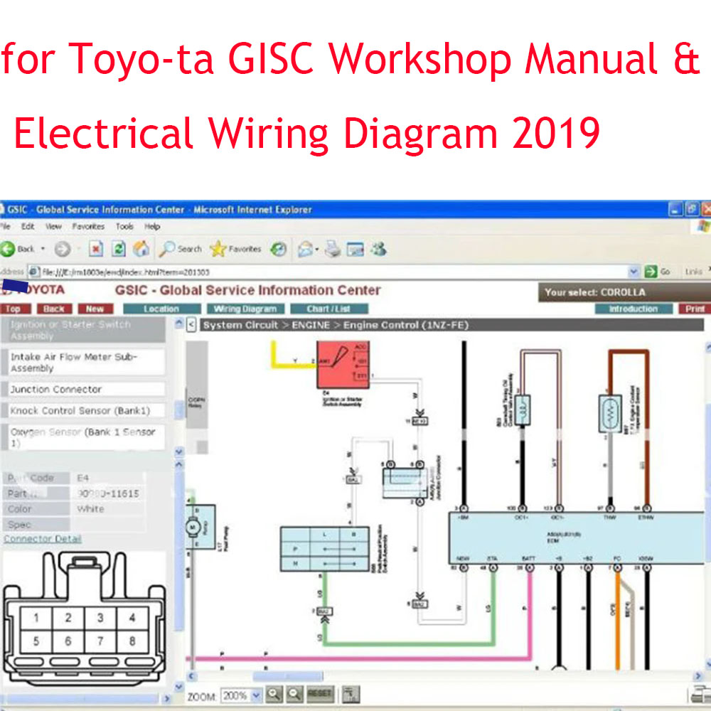 Ремонт ECU GISC Workshop Ручно – обзор и цена Workshop Tools Diagram